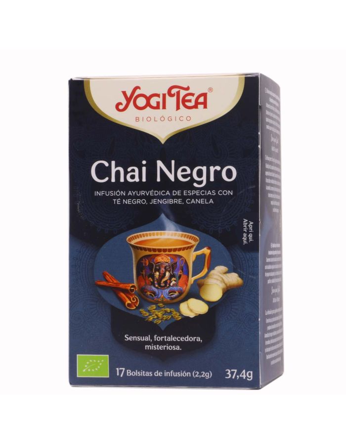 Yogi Tea Chai Negro 17 Bolsitas Infusión Ayurvédica
