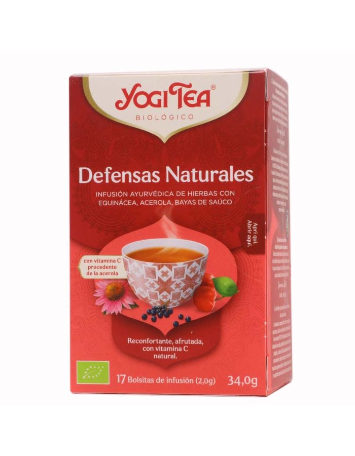 Yogi Tea Defensas Naturales 17 Bolsitas Infusión Ayurvédica