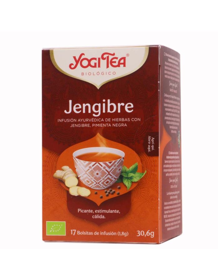 Yogi Tea Jengibre 17 Bolsitas Infusión Ayurvédica