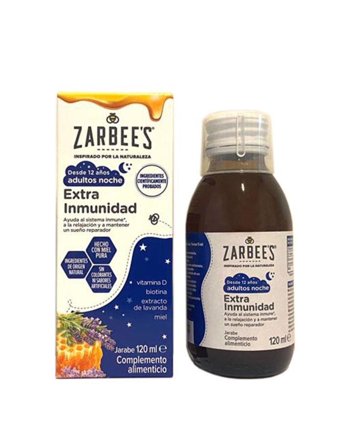 Zarbees Extra Inmunidad Adultos Noche Jarabe 120ml