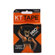 Kt tape Cinta Kinesiológica Terapéutica Negra 15 Tiras Precortadas