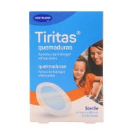 Tiritas Medical Quemaduras 8 Apósitos Hidrogel 4,3 x 6,8cm 