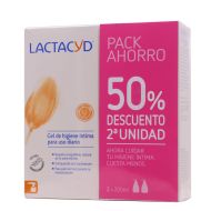 Lactacyd Gel de Higine Íntima Para Uso Diario 200ml x 2 Pack 50%Dto 2ªUd