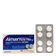Almax Forte Sabor Menta 48 Comprimidos Masticables