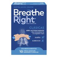Breathe Rigth Clásicas 10 Tiras Nasales Grandes