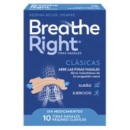 Breathe Rigth Clásicas 10 Tiras Nasales Peq-Med 