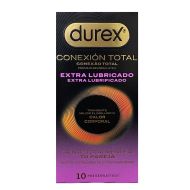 Durex Conexión Total Extra Lubricado 10 Preservativos