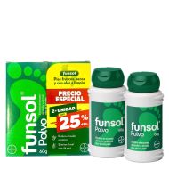 Funsol Polvo Para Pies 60g x 2 Pack Ahorro 25%Dto 2ªUd