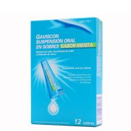 Gaviscon 12 Sobres Suspensión Oral Sabor Menta