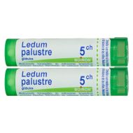 Ledum Palustre 5 CH Glóbulos DT 4g x 2 Boiron Doble Tubo