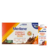 Meritene Fuerza y Vitalidad Drink Chocolate 12 Botellas x 180ml