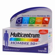 Multicentrum Hombre 50+  90 Comprimidos Multivitamínico Multimineral