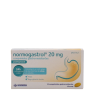Normogastrol 20mg 14 Comprimidos Gastrorresistentes   
