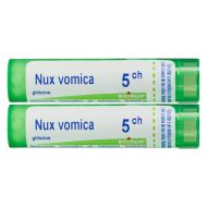 Nux Vomica 5 CH Glóbulos DT 4g x 2 Boiron Doble Tubo