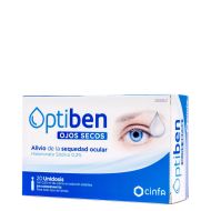 Optiben Ojos Secos Colirio 20 Unidosis