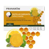 Pranarom Garganta 24 Pastillas Sabor Miel y Limón Aromaforce