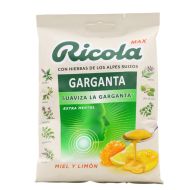 Ricola Max Garganta Caramelos Miel y Limón 68g