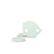 Suavinex Broche Pinza para Chupete +0m pajaro verde suave