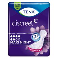 Tena Discreet Maxi Night 12 Compresas Noche para Pérdidas de Orina