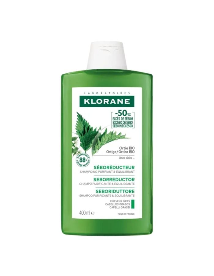 Klorane Champú a la Ortiga Bio 400 ml Seborregulador
