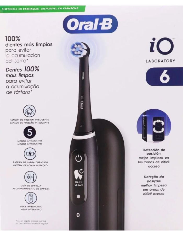 Oral B iO 6 Cepillo Eléctrico Negro