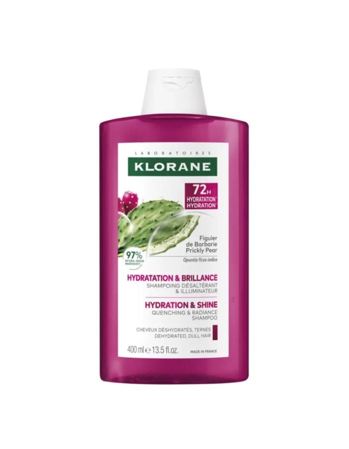 Klorane Champú 72h Hidratación y Brillo 400ml