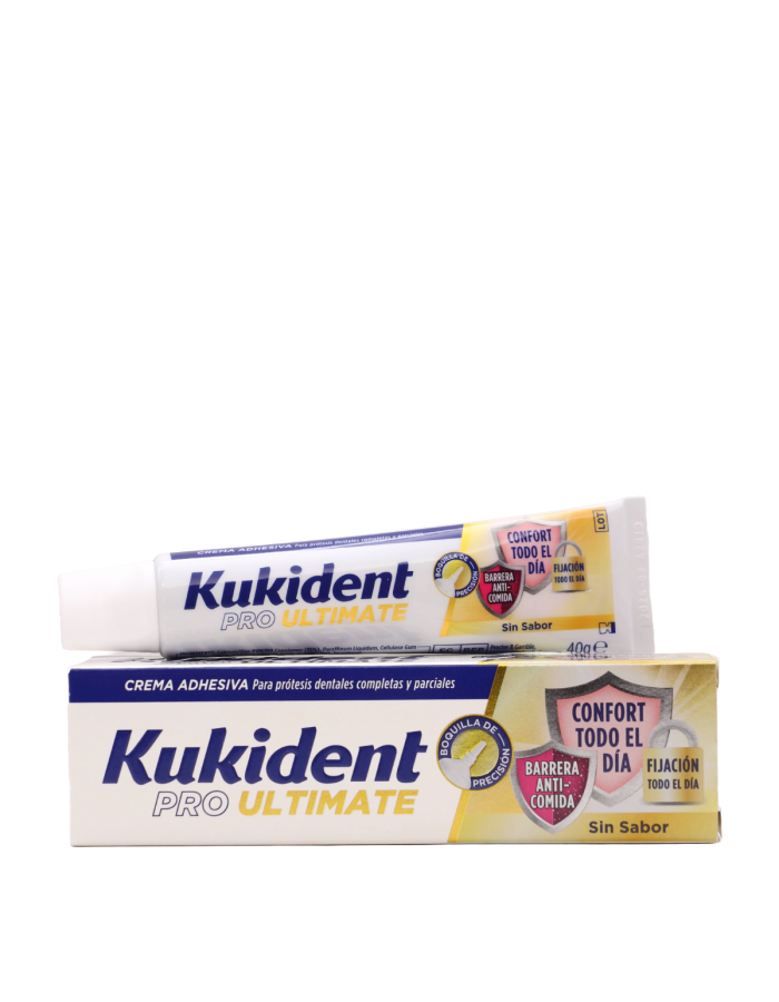 Kukident Pro Ultimate Crema Adhesiva Sin Sabor 40g