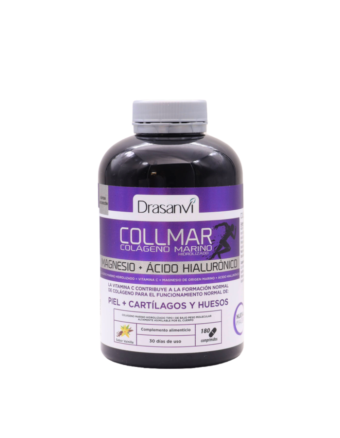 Collmar Magnesio + Ácido Hialurónico Sabor Vainilla 180 Comprimidos