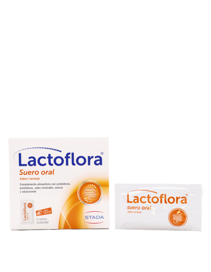 Lactoflora Suero Oral 6 Sobres Naranja