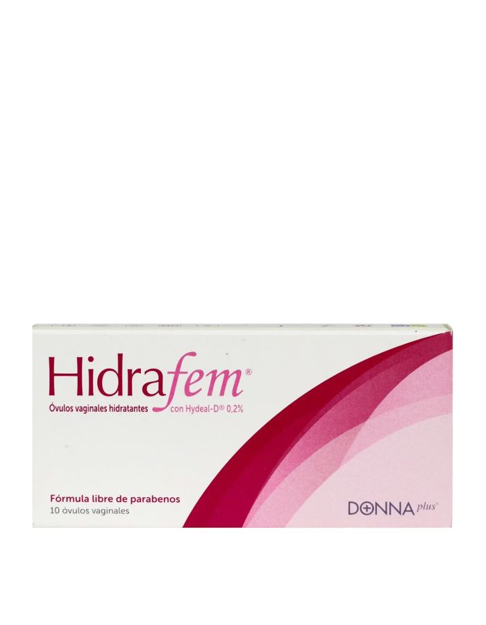 DonnaPlus Hidrafem 10 Óvulos Vaginales