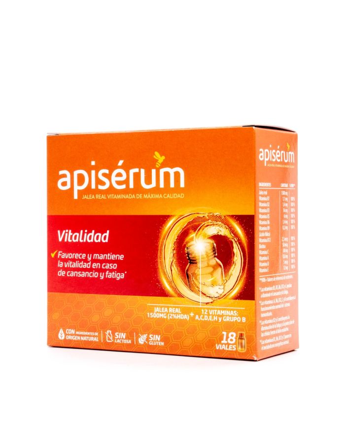 Apiserum Vitalidad 18 Viales