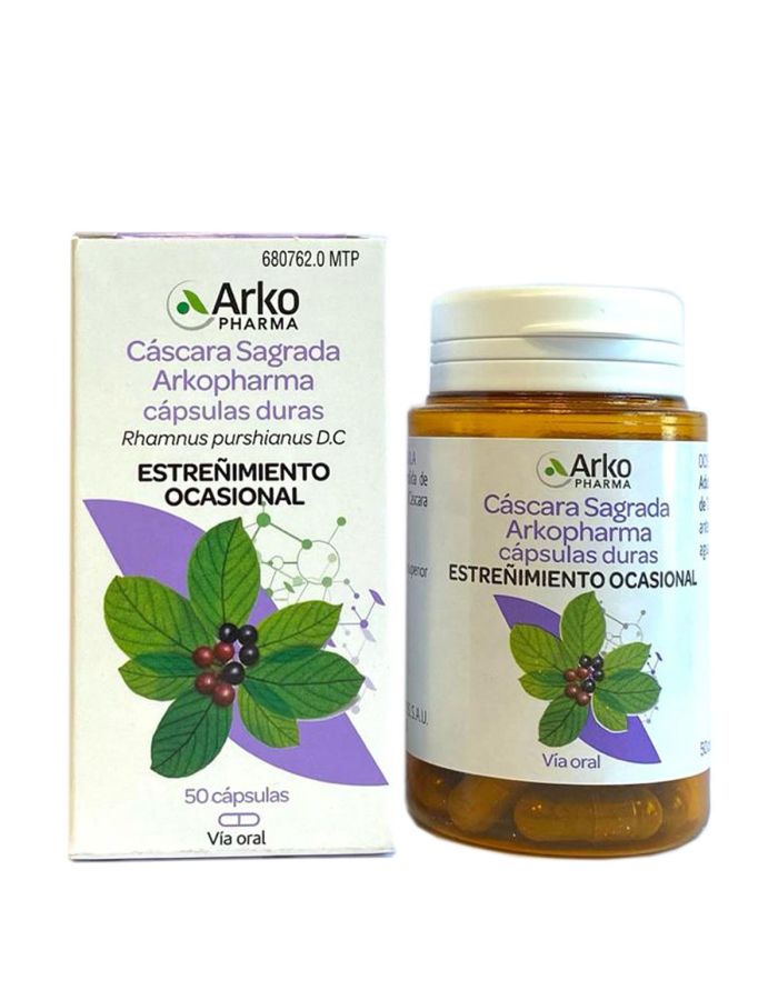 Arkopharma Cáscara Sagrada 50 Cápsulas