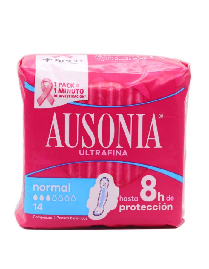 Ausonia Ultrafina Normal 14 Compresas Higiénicas
