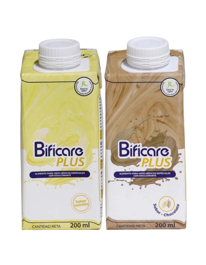 Bificare Plus Mix 36 Tetrabricks x 200ml Vainilla y Chocolate 
