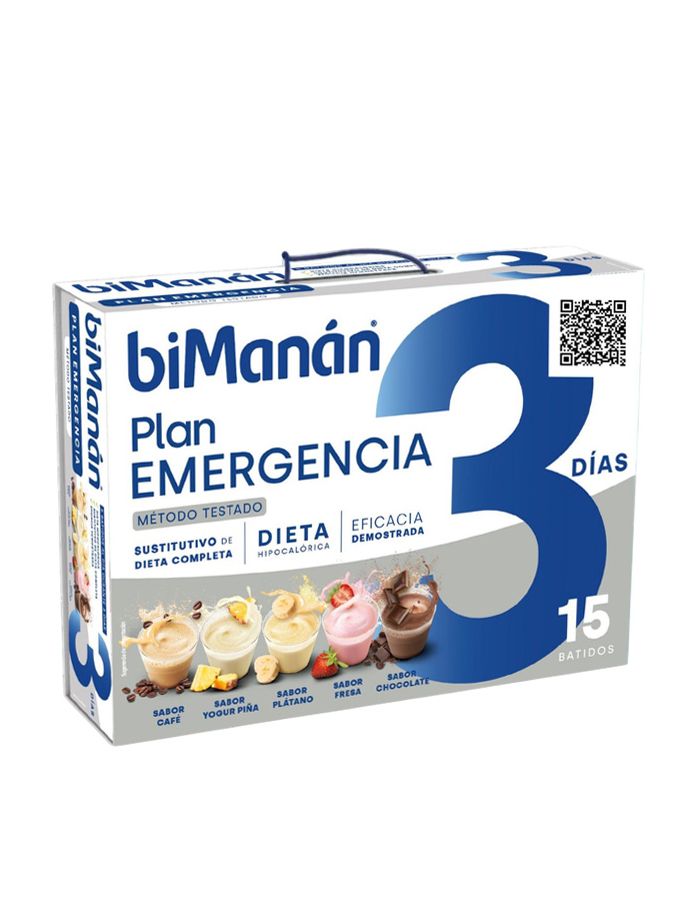 BiManán Plan Emergencia 3 Días 15 Batidos