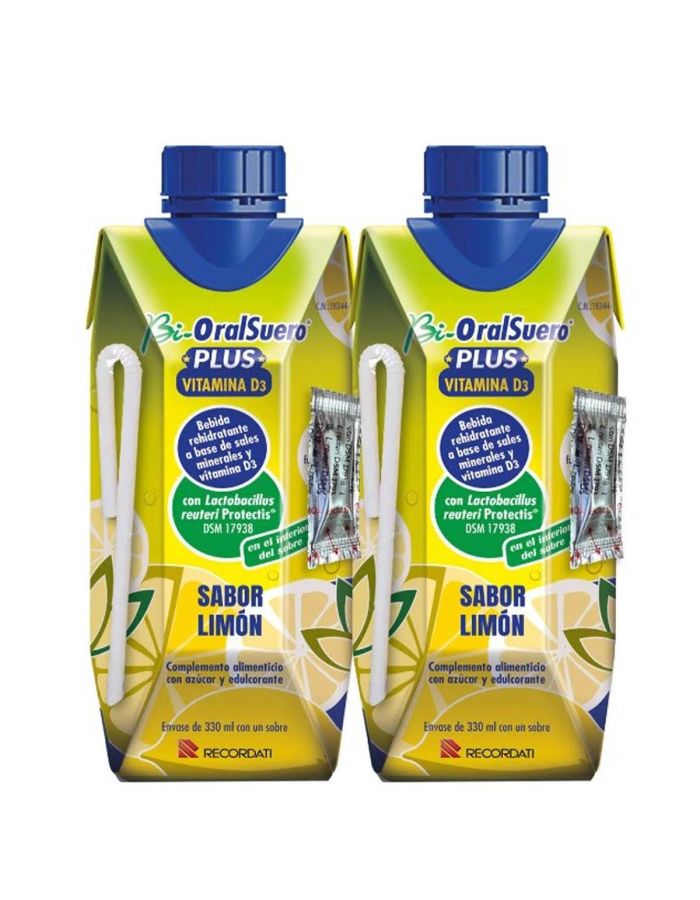BiOral Suero Plus Sabor Limón 2 x 300ml Casen