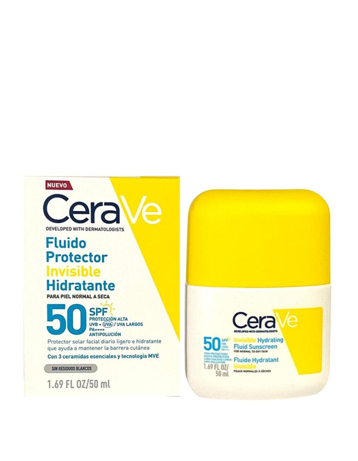 CeraVe Fluido Protector Invisible Hidratante SPF50 50ml