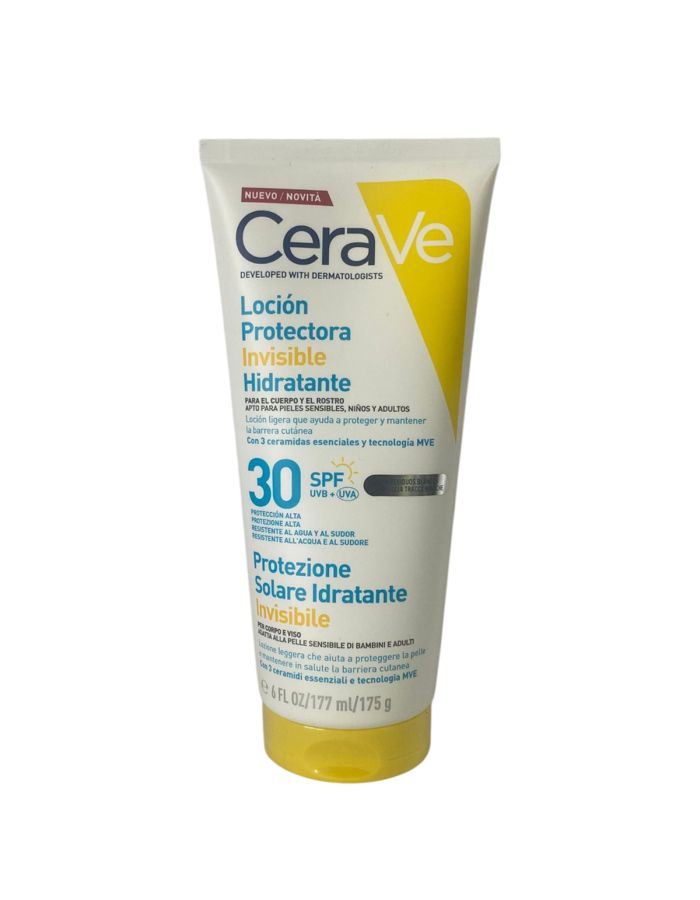 CeraVe Loción Protectora Invisible Hidratante SPF30 177ml