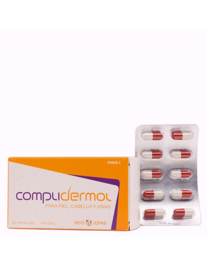 Complidermol Piel Cabello y Uñas 50 Cápsulas-1