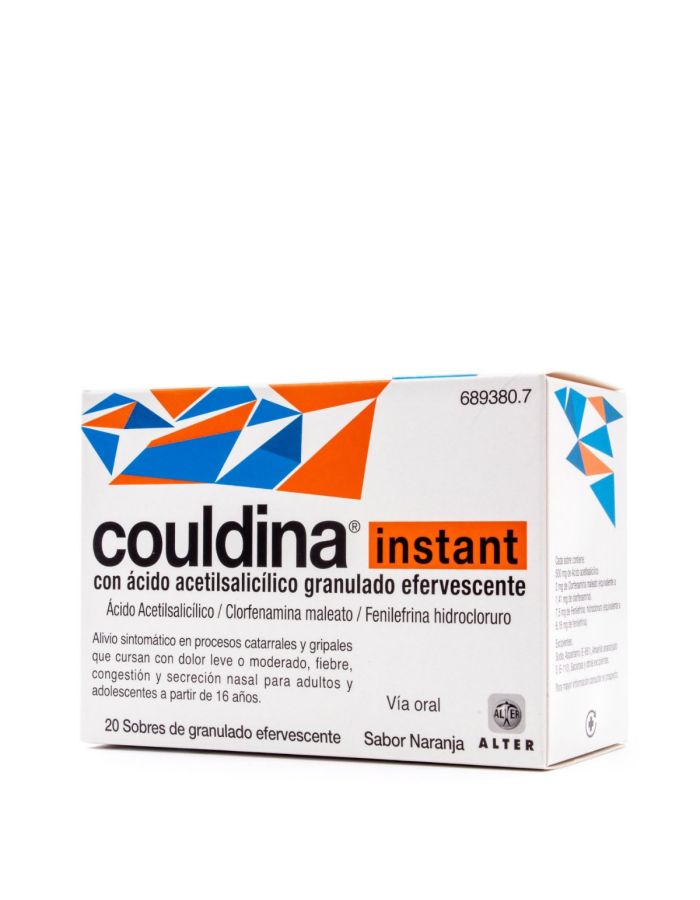 Couldina Instant 20 Sobres Efervescentes