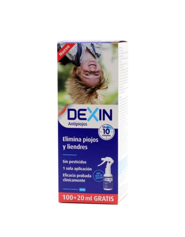 Dexin Antipiojos Spray 100ml+20ml de Obsequio