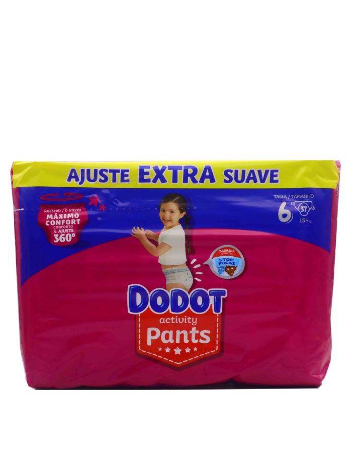 Dodot Pants Activity Talla 6 +15kg 37 Pañales