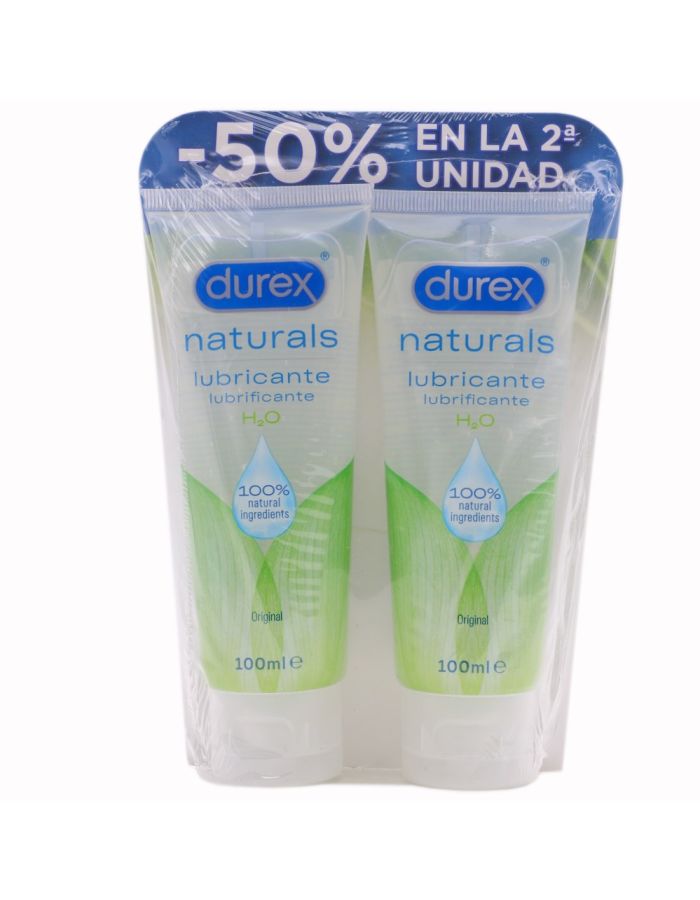 Durex Naturals Lubricante Original 100ml x 2 Duplo