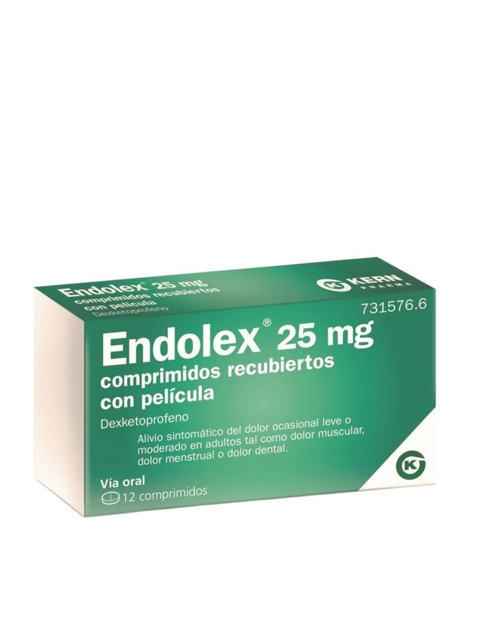 Endolex 25 mg 12 Comprimidos