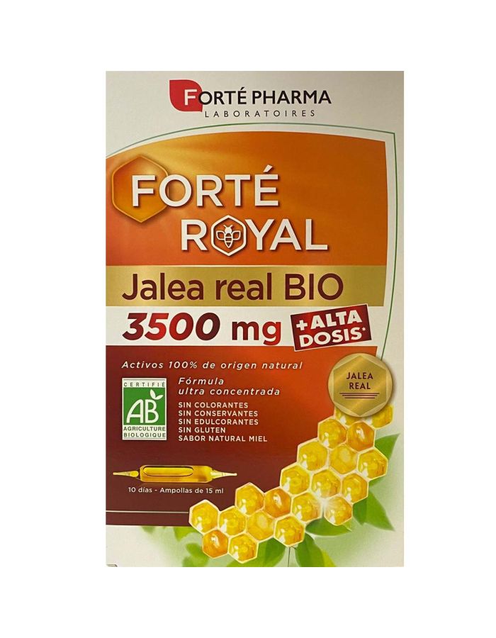 Forte Jalea Real Bio 3500mg 10 Ampollas Forte Pharma