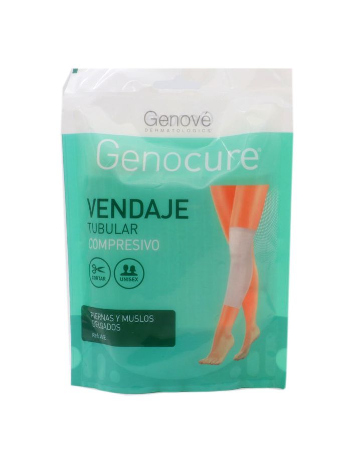 Genove Genocure Vendaje Tubular Compresivo Piernas y Muslos Delgados