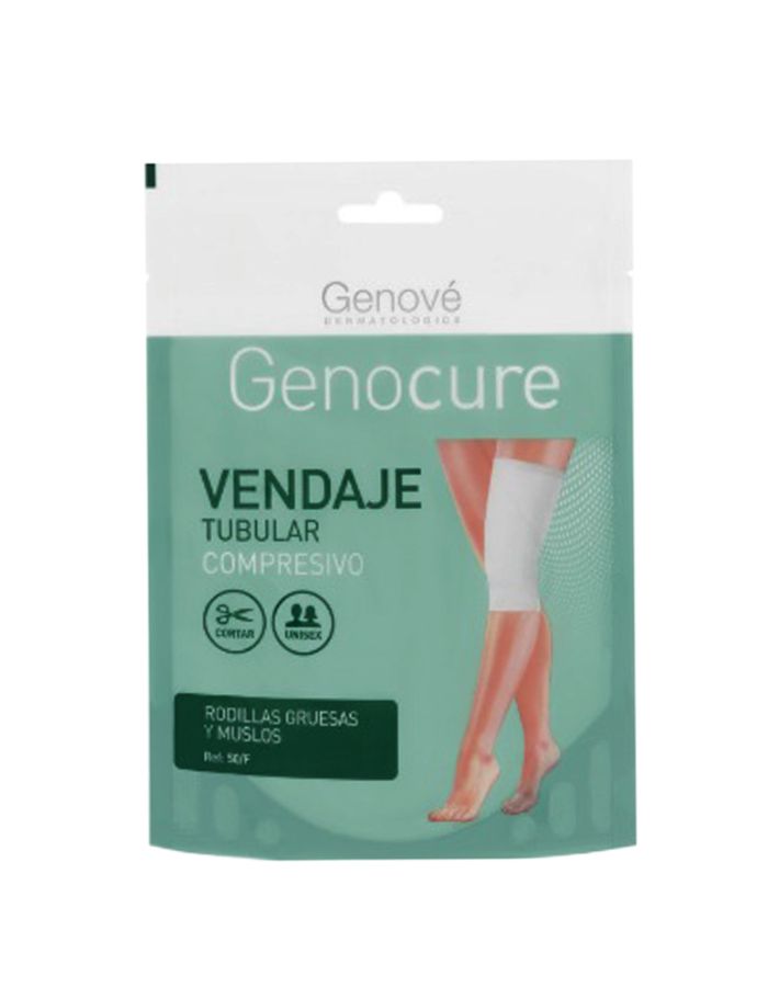 Genove Genocure Vendaje Tubular Compresivo Rodillas Gruesas y Muslos
