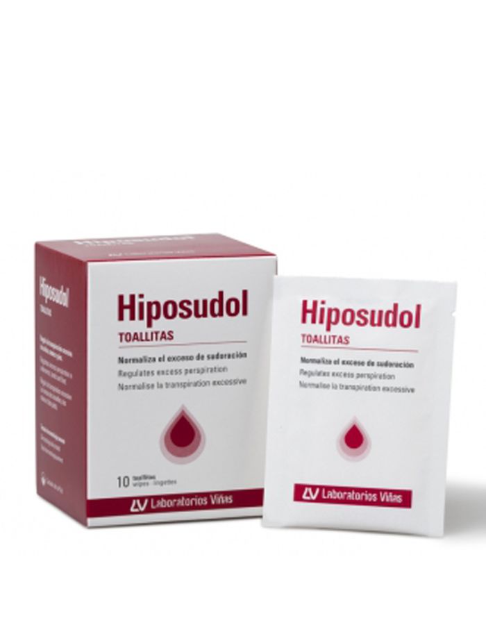 Hiposudol Toallitas 10 Toallitas Exceso de Sudor