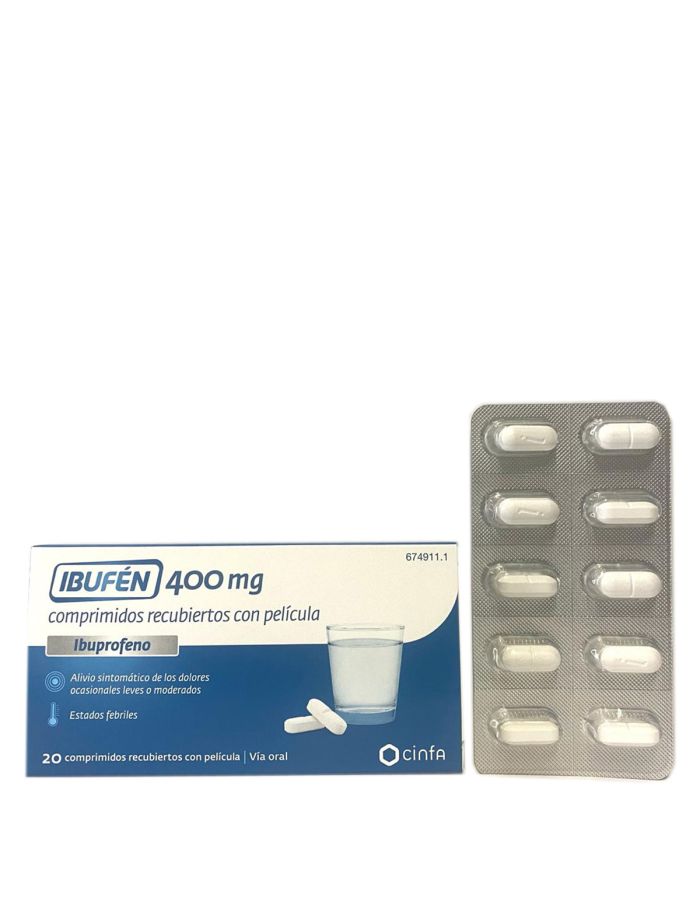 Ibufen 400mg 20 Comprimidos Recubiertos