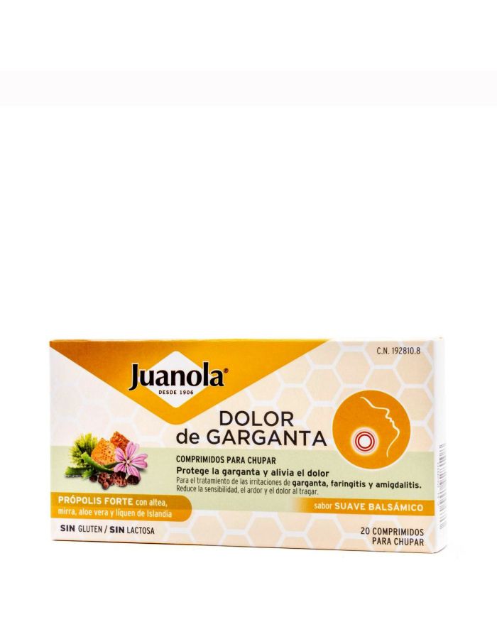 Juanola Dolor de Garganta 20 Comprimidos para Chupar
